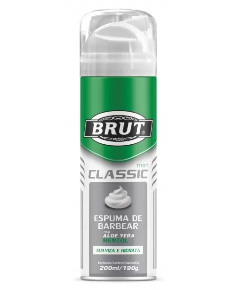 BRUT ESPUMA DE BARBA CLASSIC 200ML/190G