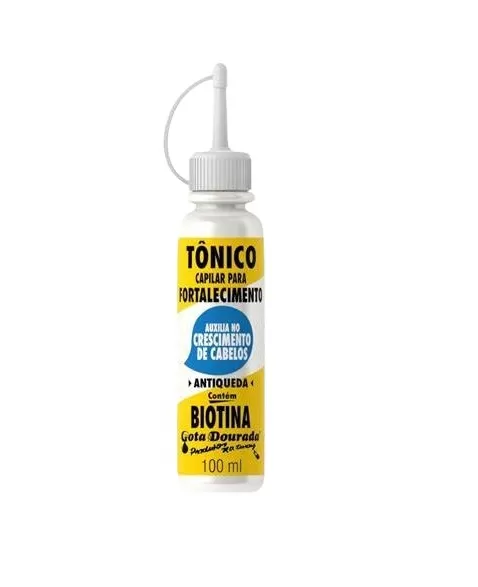 GOTA DOURADA TONICO ANTIQUEDA C/ BIOTINA 100ML