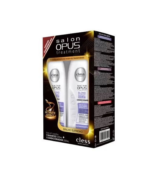 CLESS SALON OPUS BLOND VIOLET KIT (SH+COND 250ML)